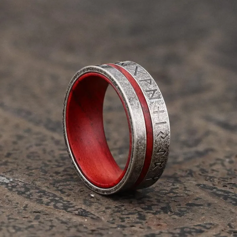 Norse Viking Runes Stainless Steel Ring sold by GTHIC