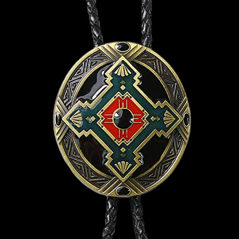 Native Indian Art Alloy Rodeo Bolo Tie sold by GTHIC product image thumbnail 3