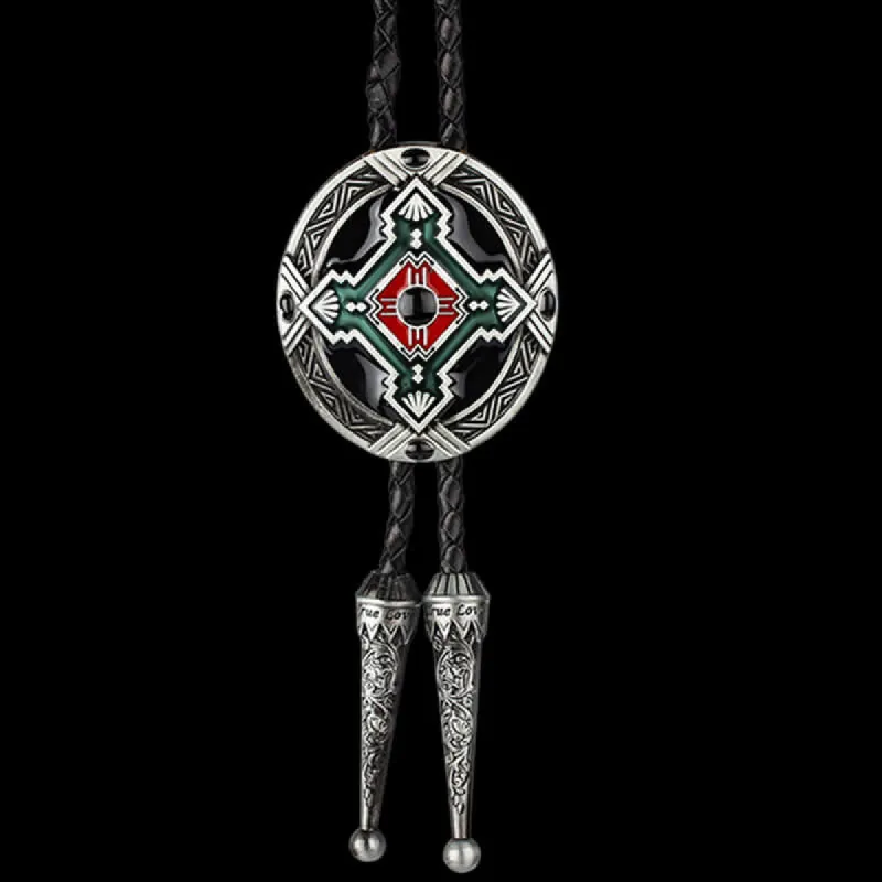 Native Indian Art Alloy Rodeo Bolo Tie sold by GTHIC