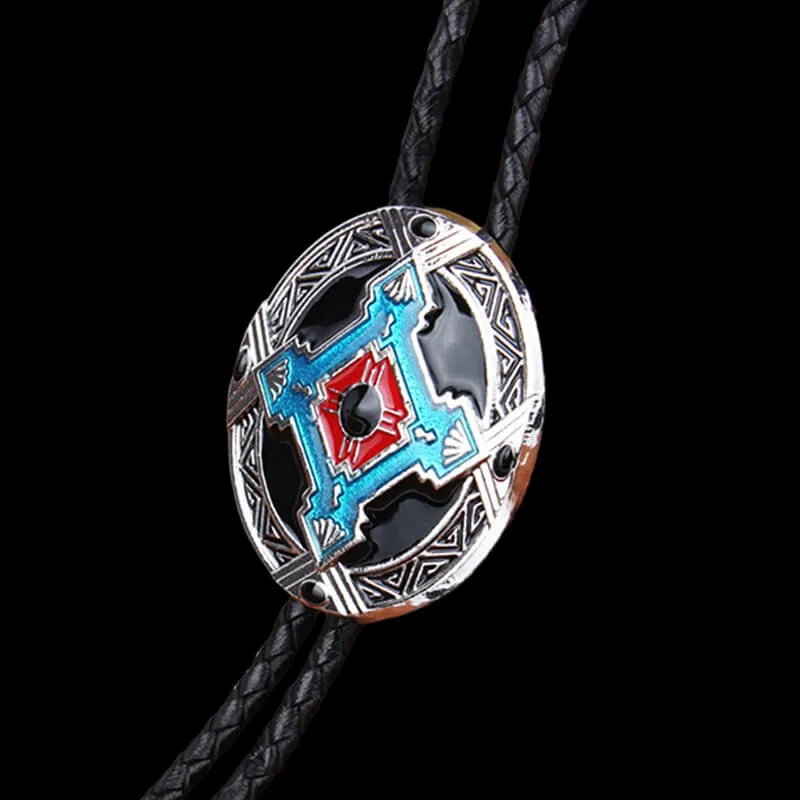 Native Indian Art Alloy Rodeo Bolo Tie sold by GTHIC product image thumbnail 4