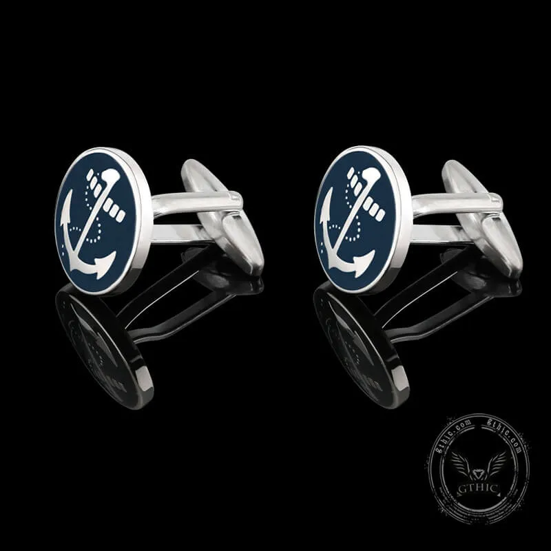 Anchor Brass Marine Cufflinks sold by GTHIC product image thumbnail 3