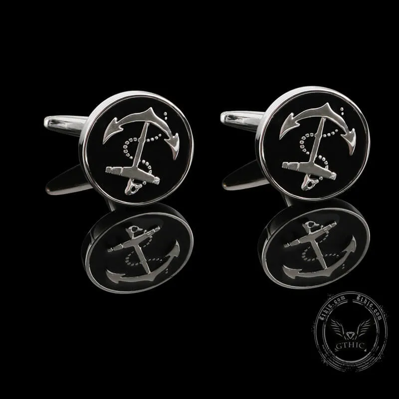 Anchor Brass Marine Cufflinks sold by GTHIC product image thumbnail 4