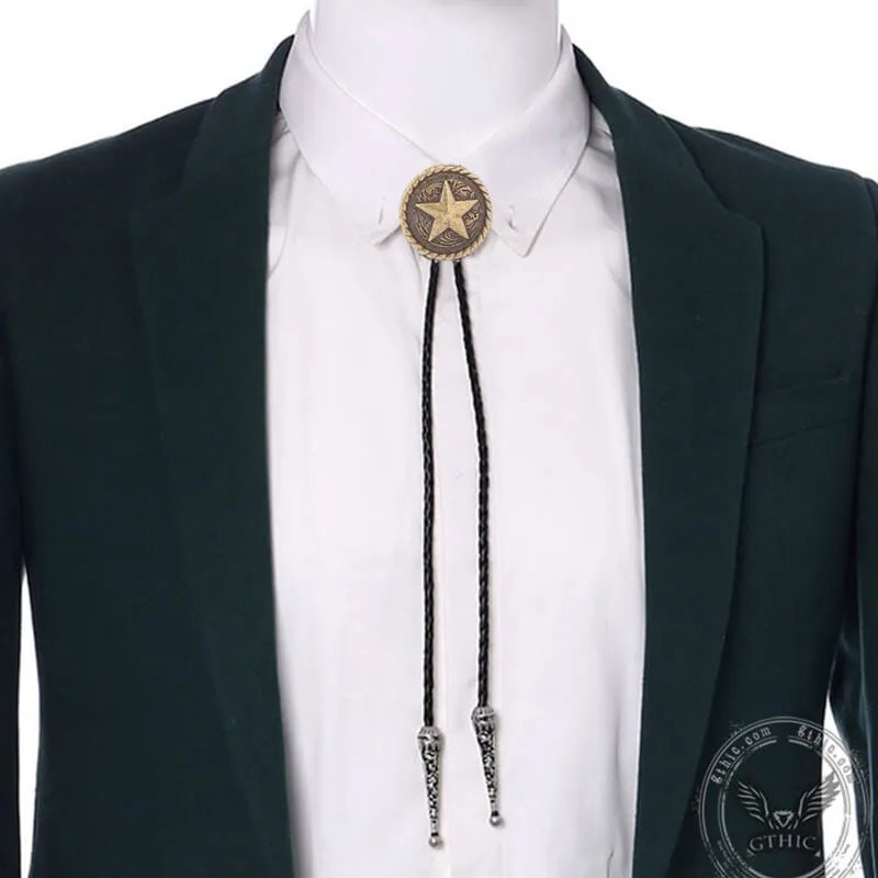 Vintage Pattern Star Alloy Bolo Tie sold by GTHIC product image thumbnail 2