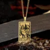 The Empress Tarot Card Stainless Steel Necklace sold by GTHIC