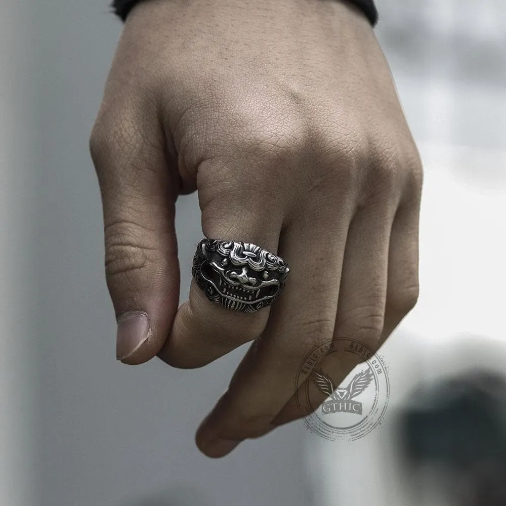 Japanese Demon Stainless Steel Beast Ring sold by GTHIC product image thumbnail 2