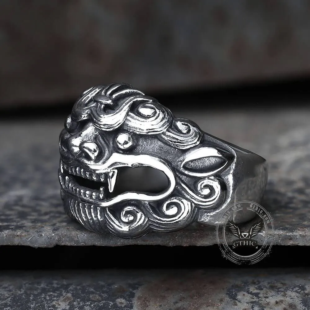Japanese Demon Stainless Steel Beast Ring sold by GTHIC product image thumbnail 3
