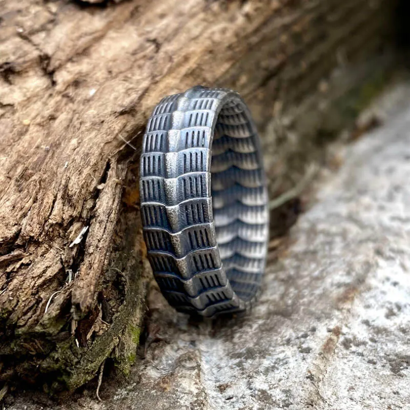 Dragon Spine Sterling Silver Ring sold by GTHIC