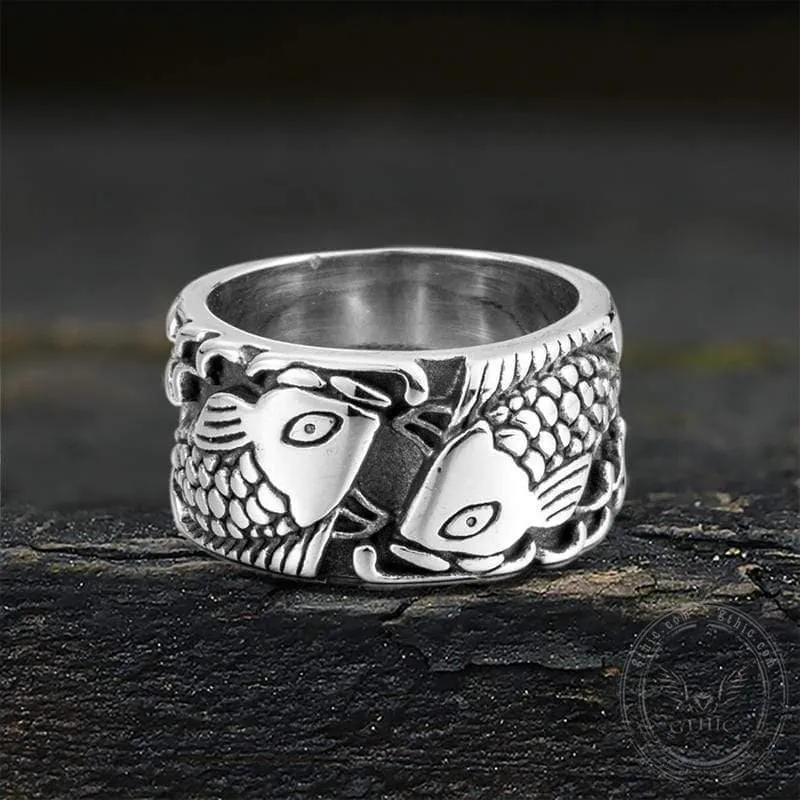 Relief Fish Sterling Silver Ring sold by GTHIC