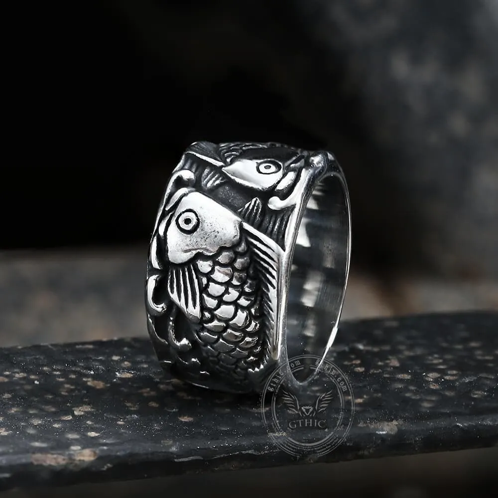 Relief Fish Sterling Silver Ring sold by GTHIC product image thumbnail 5