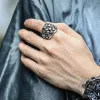 Skull Gathering Stainless Steel Ring sold by GTHIC