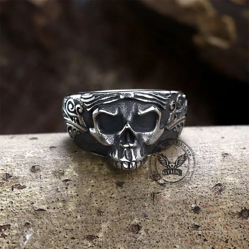 Vintage Goth Stainless Steel Skull Ring sold by GTHIC product image thumbnail 3