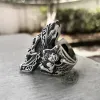 God of War Ares Sterling Silver Skull Ring sold by GTHIC