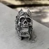 God of War Ares Sterling Silver Skull Ring sold by GTHIC