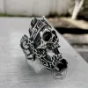 God of War Ares Sterling Silver Skull Ring sold by GTHIC