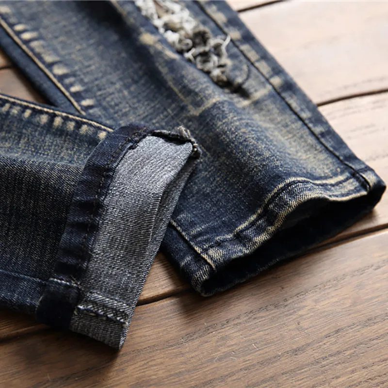 Embroidered Printed Cotton Men's Punk Pants sold by GTHIC product image thumbnail 4