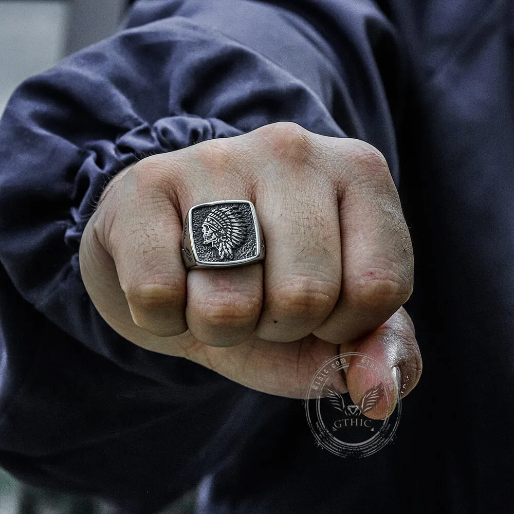 Indian Stainless Steel Skull Ring sold by GTHIC product image thumbnail 5