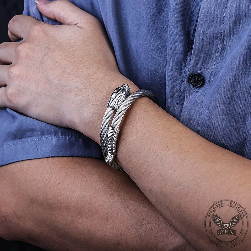 Snake Stainless Steel Animal Bracelet sold by GTHIC product image thumbnail 4