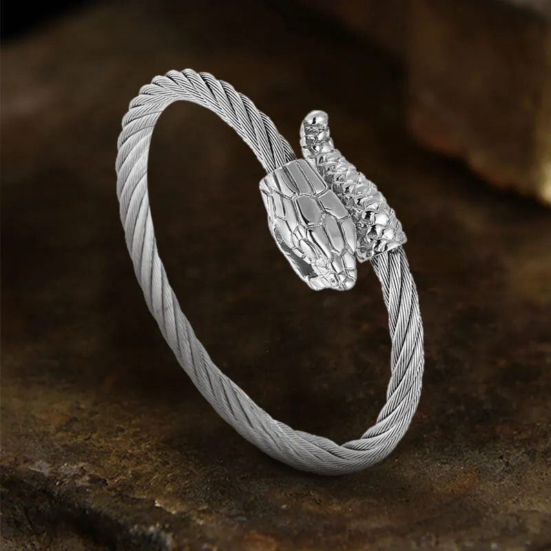 Snake Stainless Steel Animal Bracelet sold by GTHIC