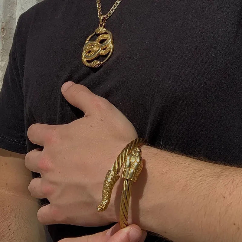 Snake Stainless Steel Animal Bracelet sold by GTHIC product image thumbnail 2