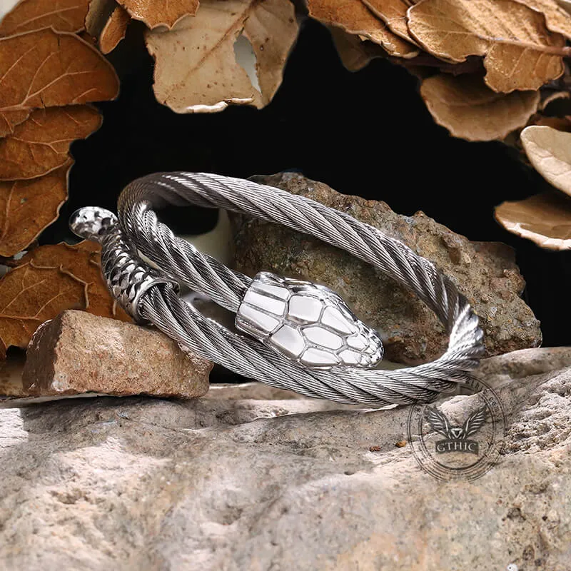 Snake Stainless Steel Animal Bracelet sold by GTHIC product image thumbnail 5