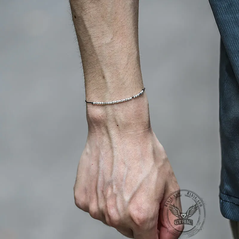Fuck Love Morse Code Sterling Silver Bracelet sold by GTHIC product image thumbnail 2