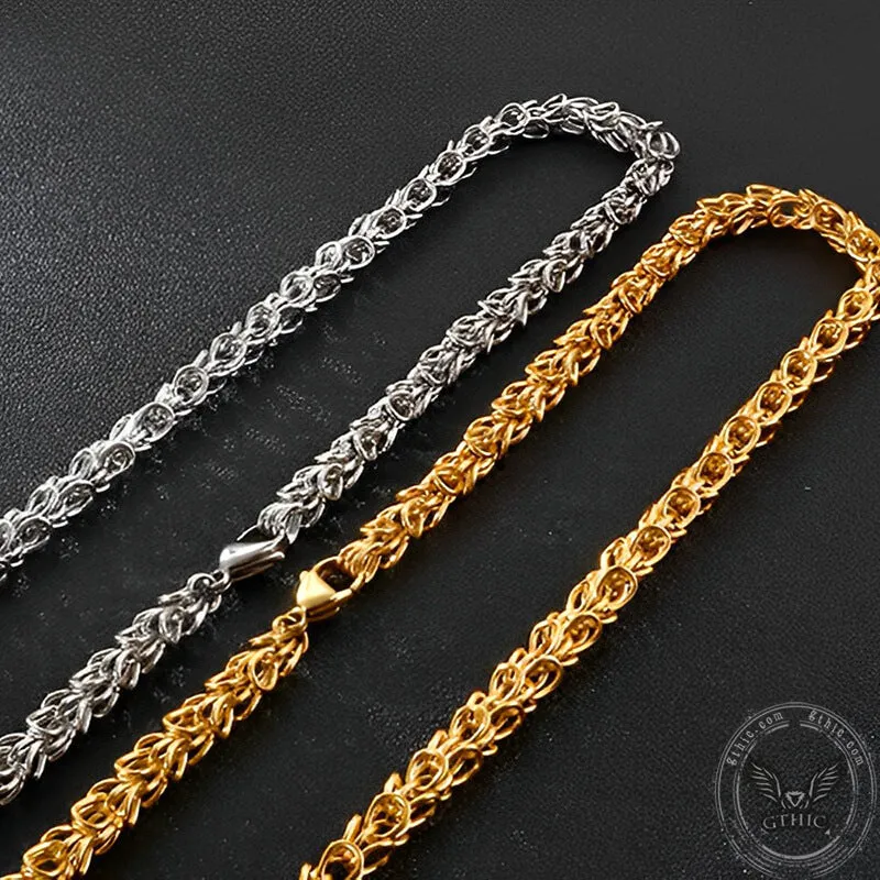 Crown Chain Stainless Steel Necklace sold by GTHIC product image thumbnail 3
