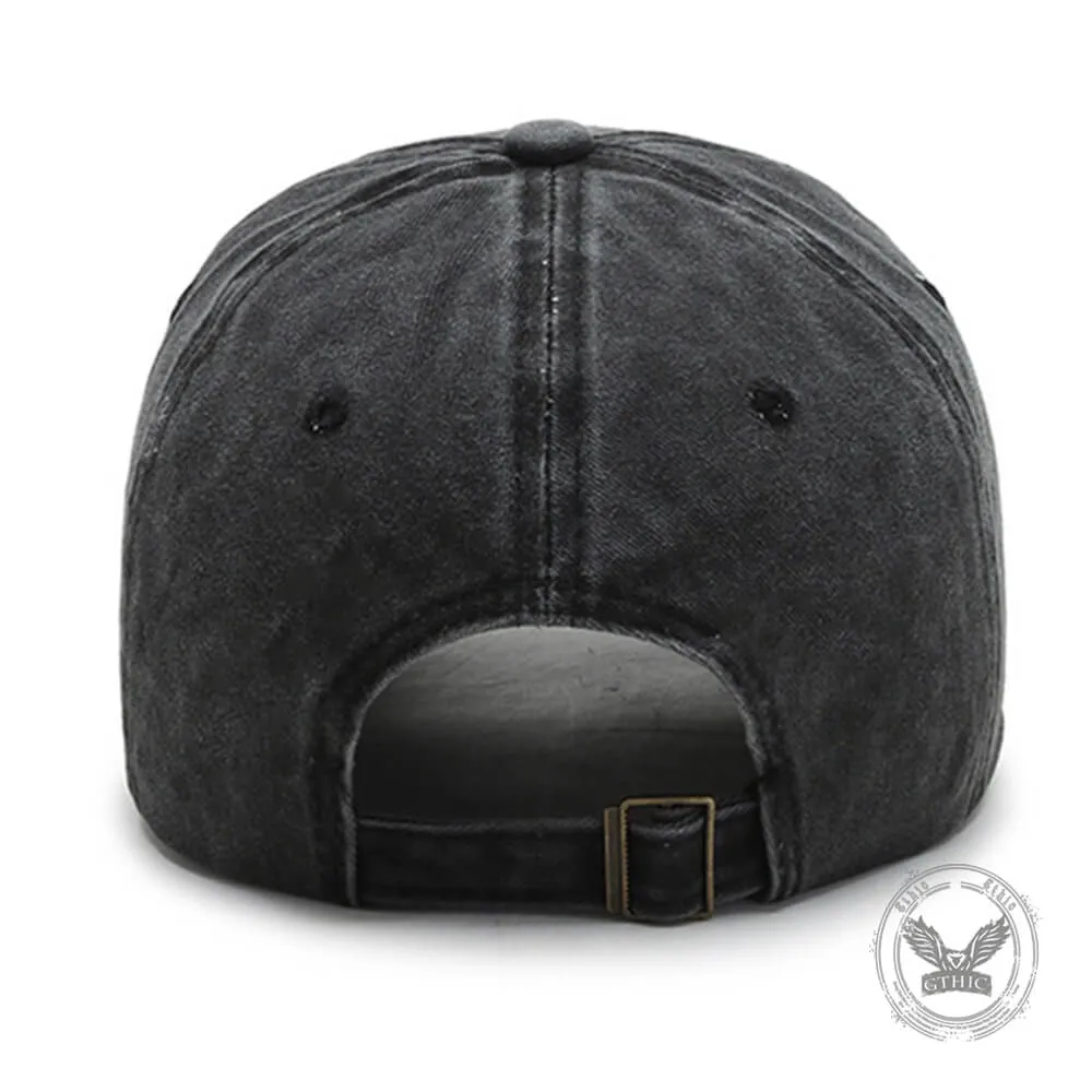 Autistic And Ready To Fuck Vintage Washed Baseball Cap sold by GTHIC product image thumbnail 5