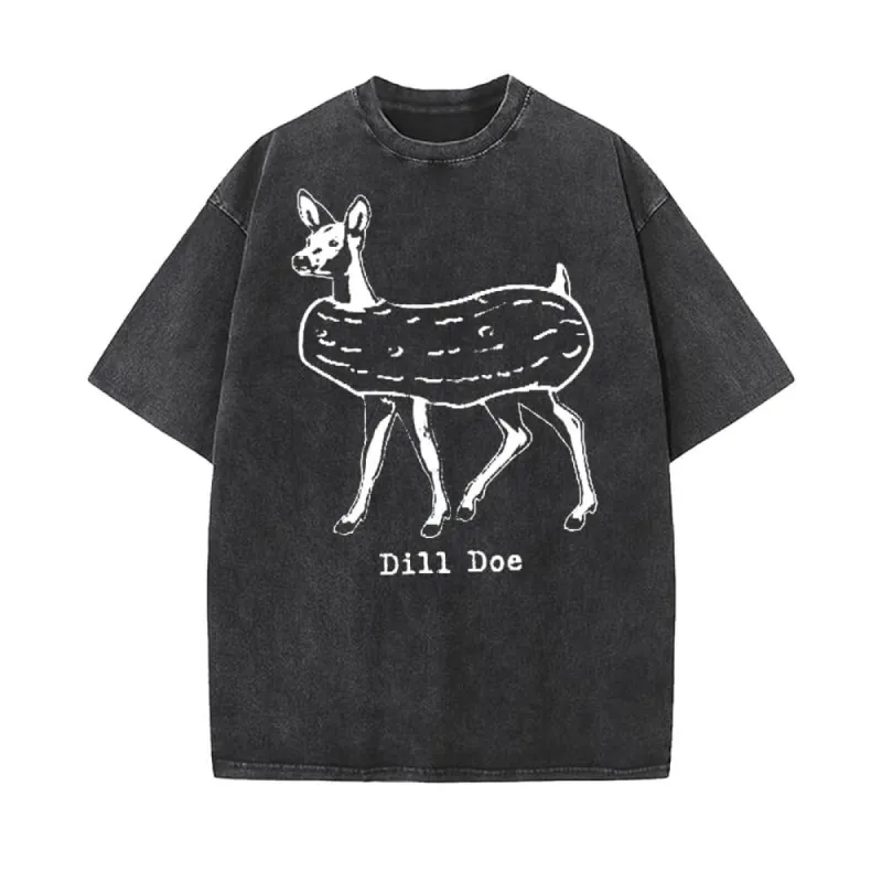 Vintage Washed Dill Doe Short Sleeve T-shirt sold by GTHIC