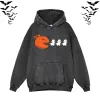 Vintage Washed Pumpkin Eat Ghosts Hoodie Sweatshirt sold by GTHIC