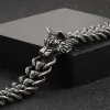 Punk Wolf Head Keel Chain Animal Bracelet sold by GTHIC