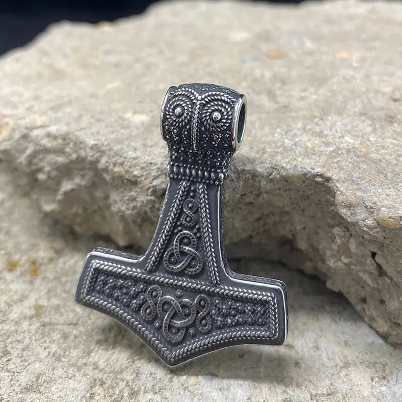 Oland Thor's Hammer Stainless Steel Pendant sold by GTHIC product image thumbnail 3