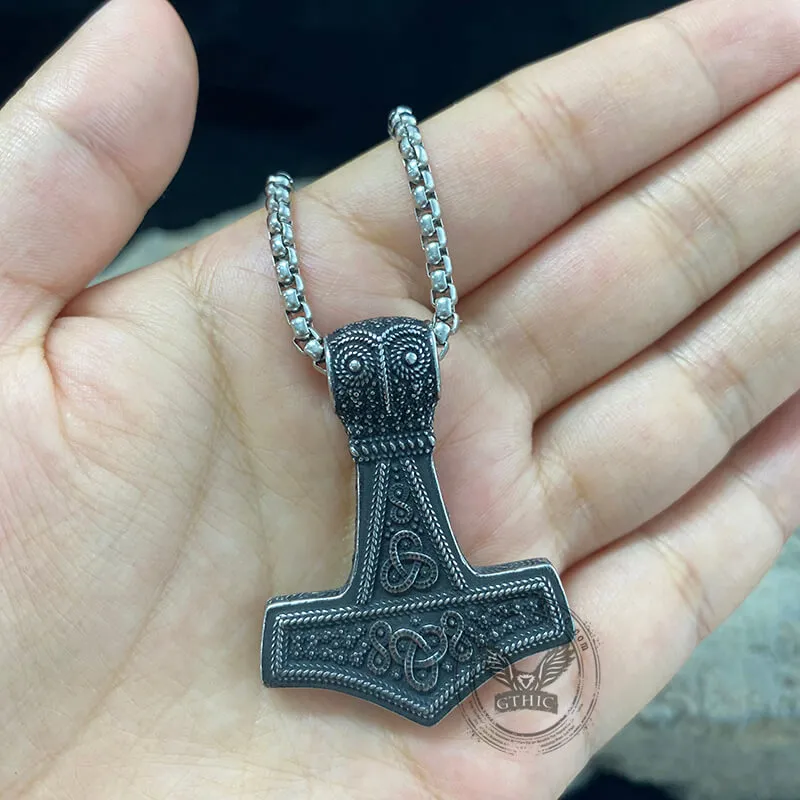 Oland Thor's Hammer Stainless Steel Pendant sold by GTHIC product image thumbnail 4
