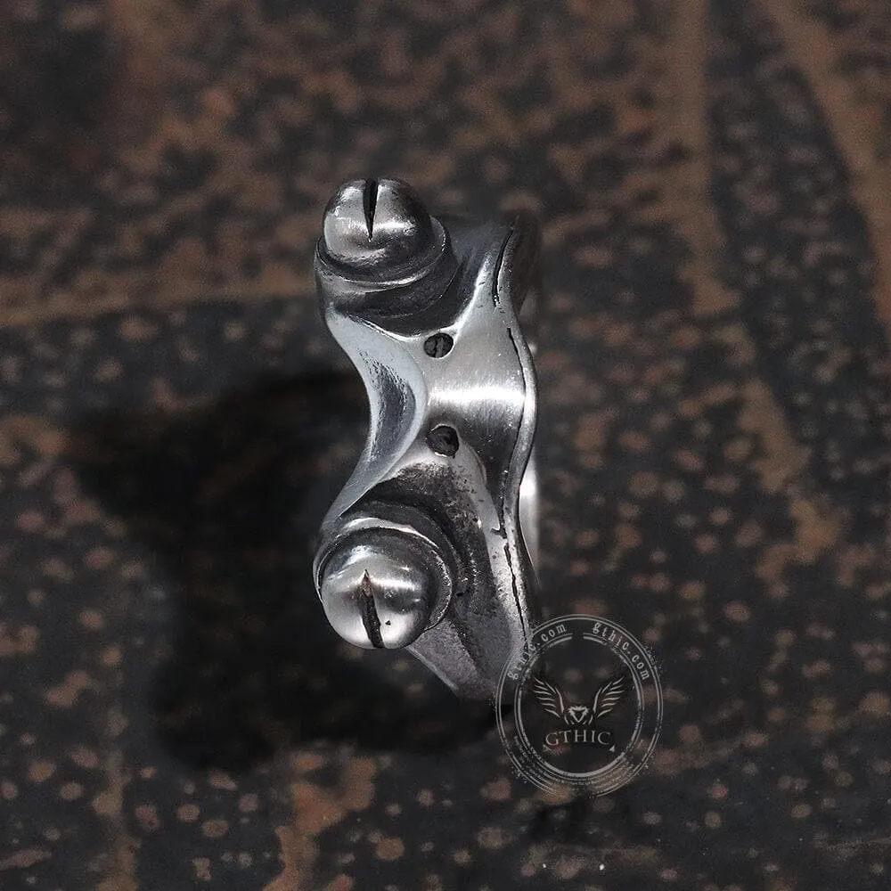 Rango Chameleon Stainless Steel Ring sold by GTHIC product image thumbnail 5