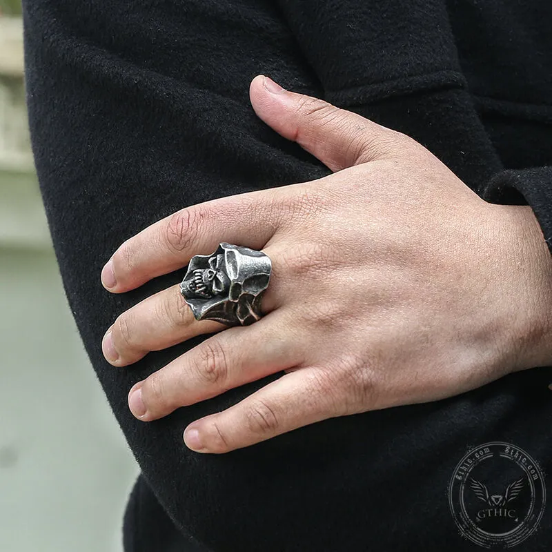 Gothic The Death Skull Stainless Steel Ring sold by GTHIC product image thumbnail 2
