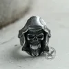 Gothic The Death Skull Stainless Steel Ring sold by GTHIC