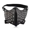 Rivet Leather Pun Half Facemask sold by GTHIC