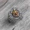 Norse Slavic Wolf Stainless Steel Viking Ring sold by GTHIC