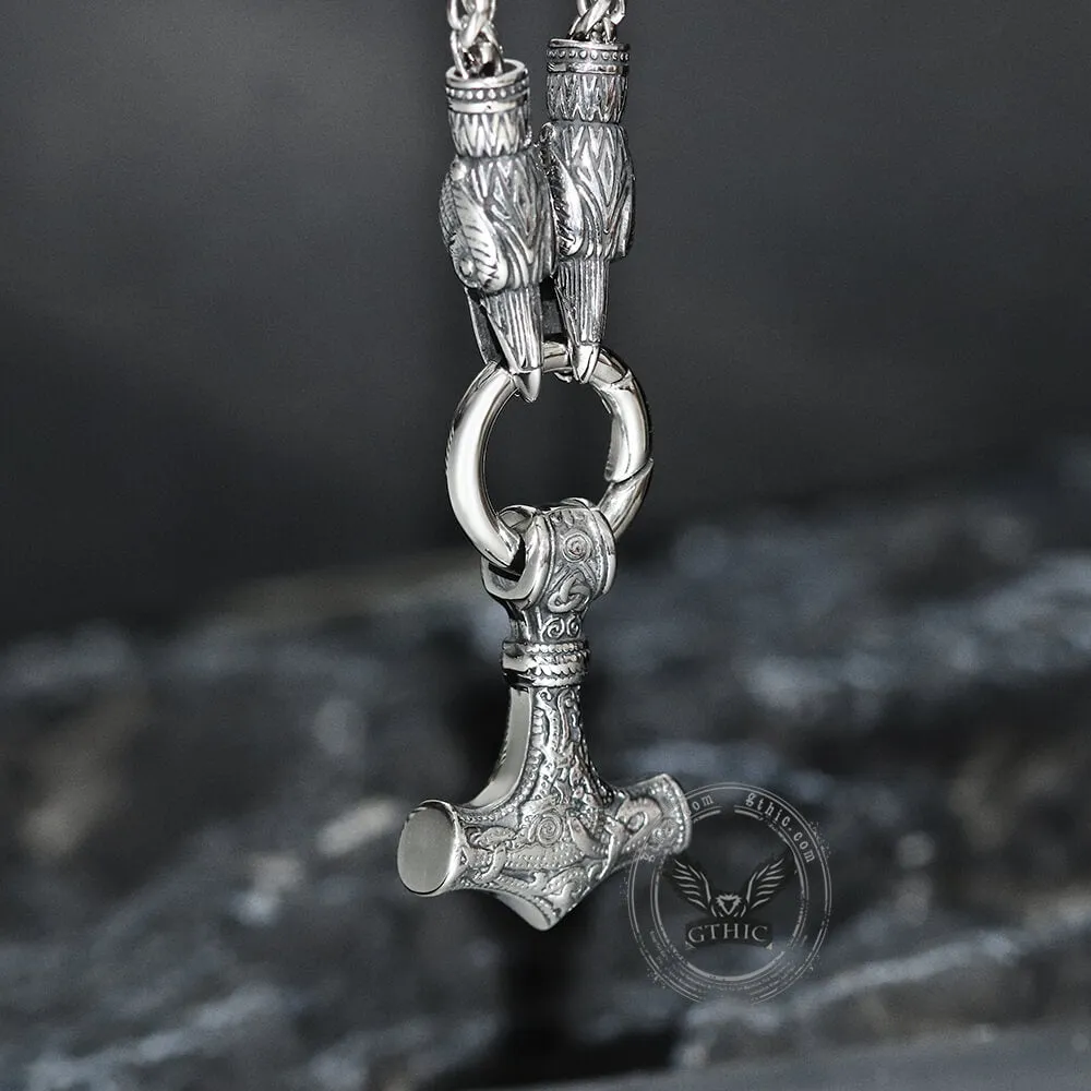 Raven & Hammer Stainless Steel Necklace sold by GTHIC product image thumbnail 4