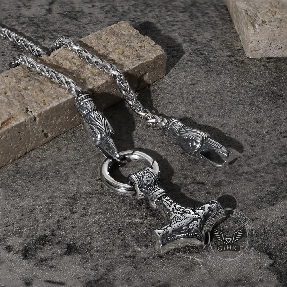 Raven & Hammer Stainless Steel Necklace sold by GTHIC product image thumbnail 5
