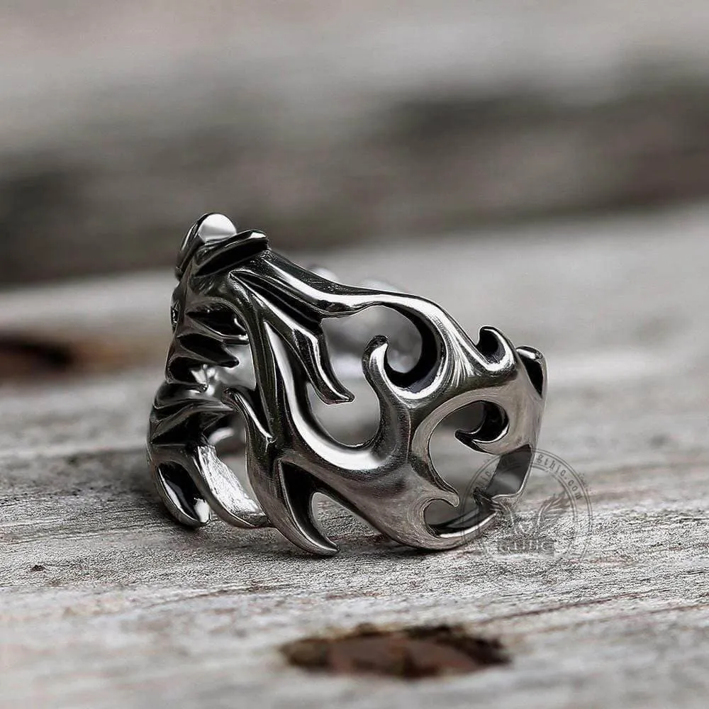 Hollow Dragon Stainless Steel Beast Ring sold by GTHIC product image thumbnail 4
