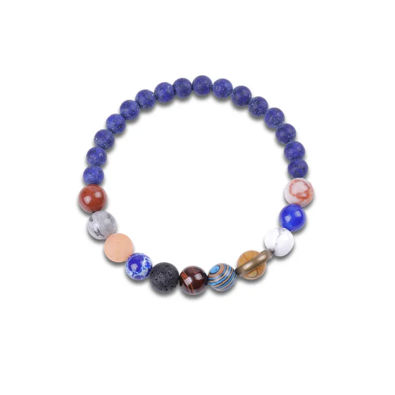 Solar System Natural Stone Beaded Bracelet sold by GTHIC product image thumbnail 5