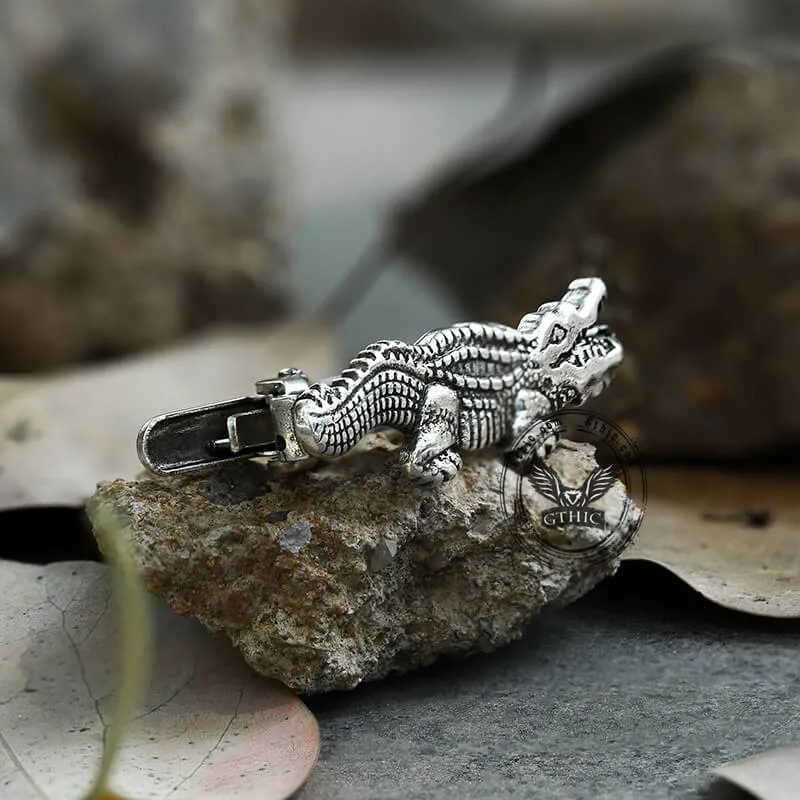 Alligator Brass Animal Tie Clip sold by GTHIC product image thumbnail 4