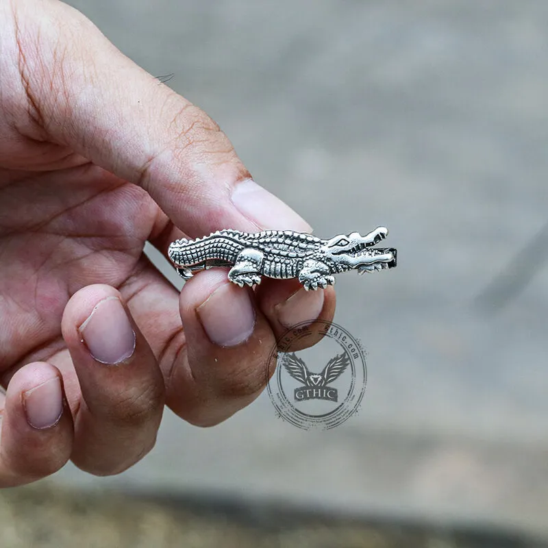 Alligator Brass Animal Tie Clip sold by GTHIC product image thumbnail 2