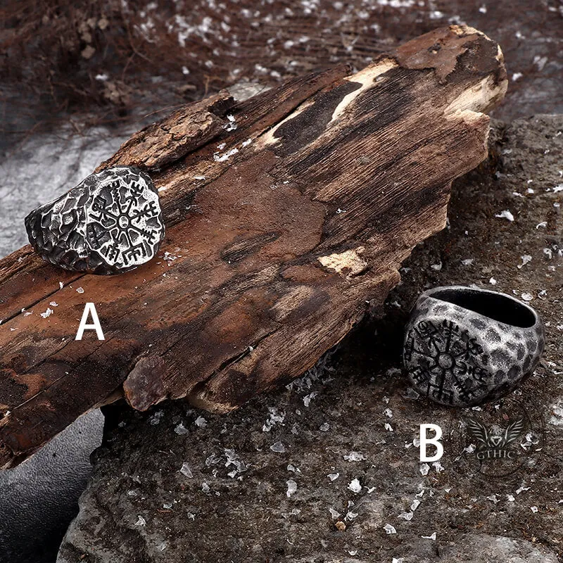 Vegvisir Magic Compass Stainless Steel Viking Ring sold by GTHIC product image thumbnail 4