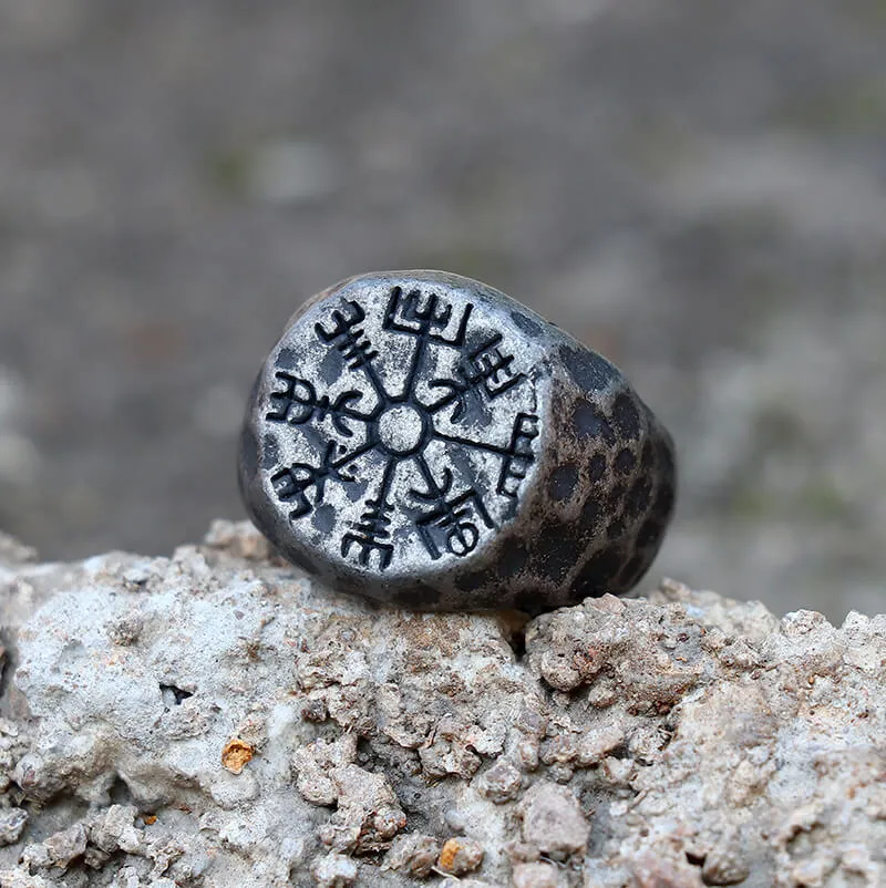 Vegvisir Magic Compass Stainless Steel Viking Ring sold by GTHIC product image thumbnail 3