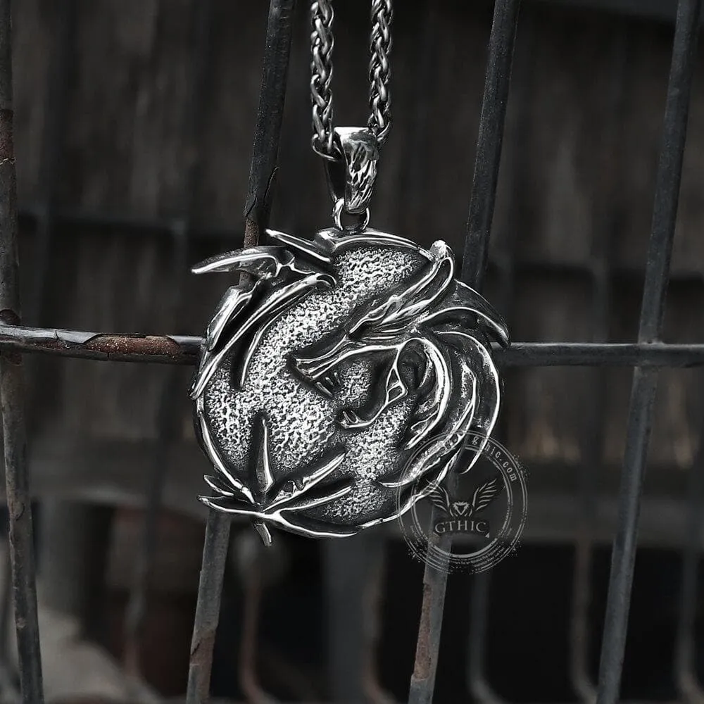 The Medallions Stainless Steel Wolf Pendant sold by GTHIC product image thumbnail 3