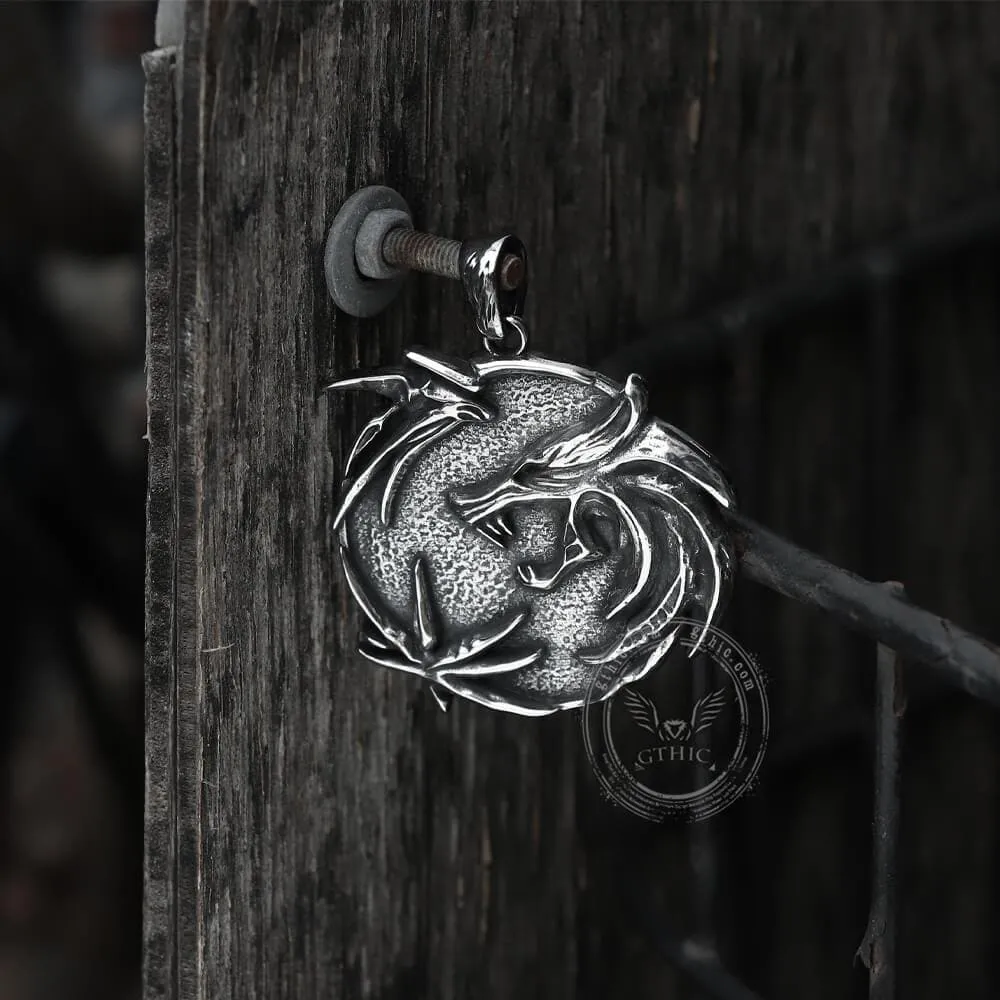The Medallions Stainless Steel Wolf Pendant sold by GTHIC product image thumbnail 5