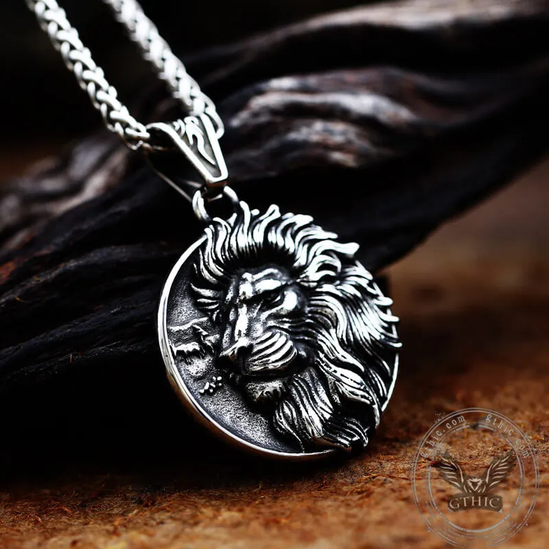 Majestic Lion Head Stainless Steel Pendant sold by GTHIC product image thumbnail 3