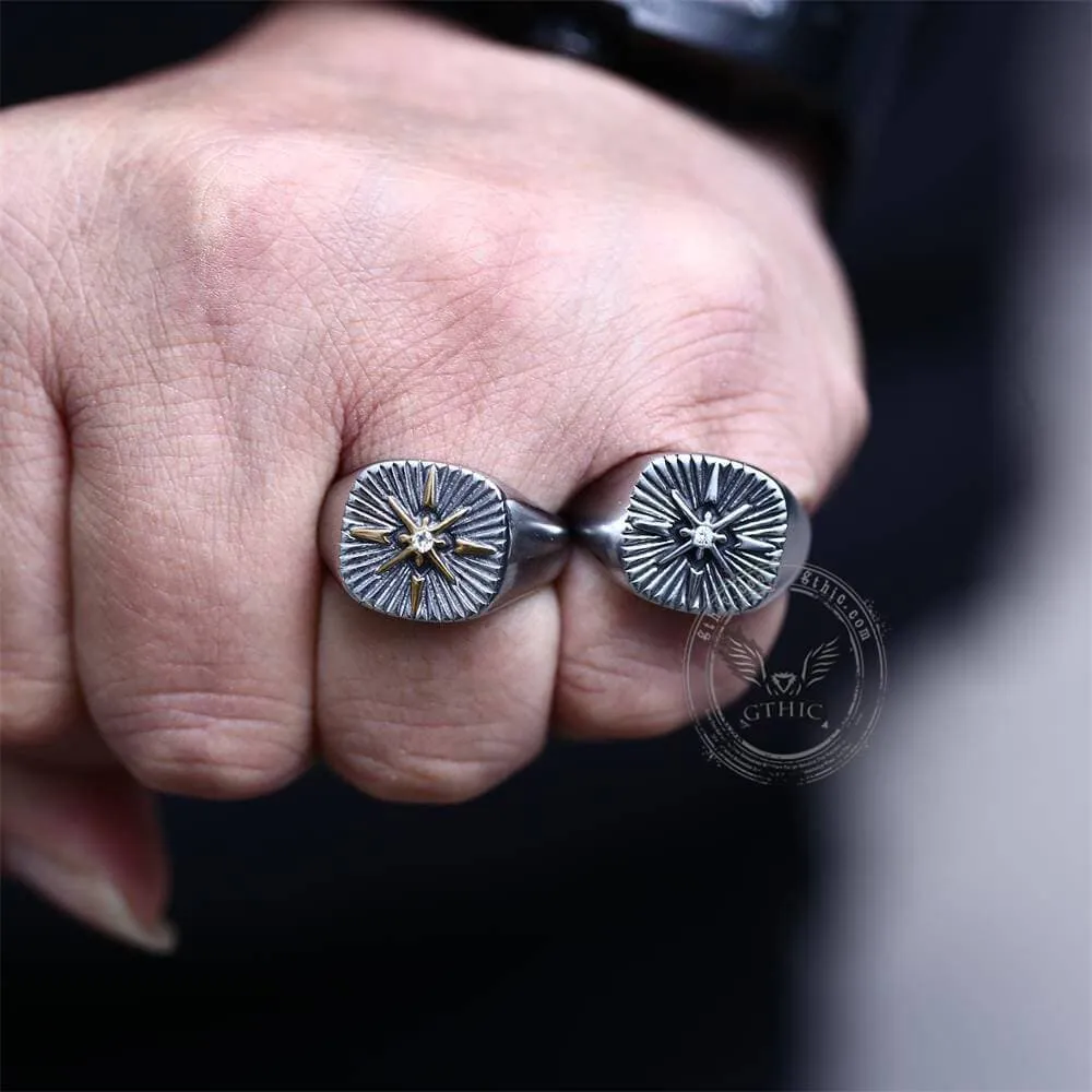 Minimalist Polaris CZ Stainless Steel Ring sold by GTHIC product image thumbnail 2