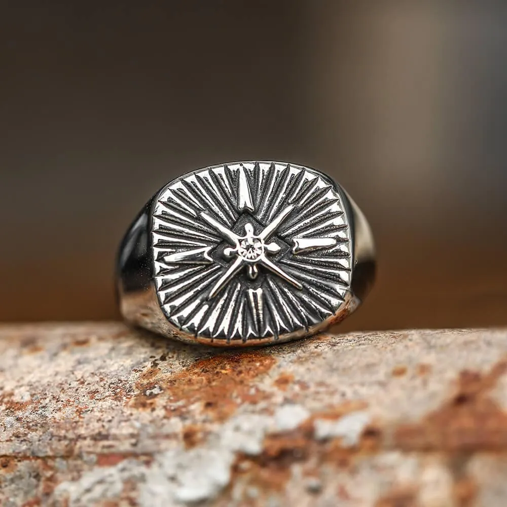 Minimalist Polaris CZ Stainless Steel Ring sold by GTHIC product image thumbnail 4